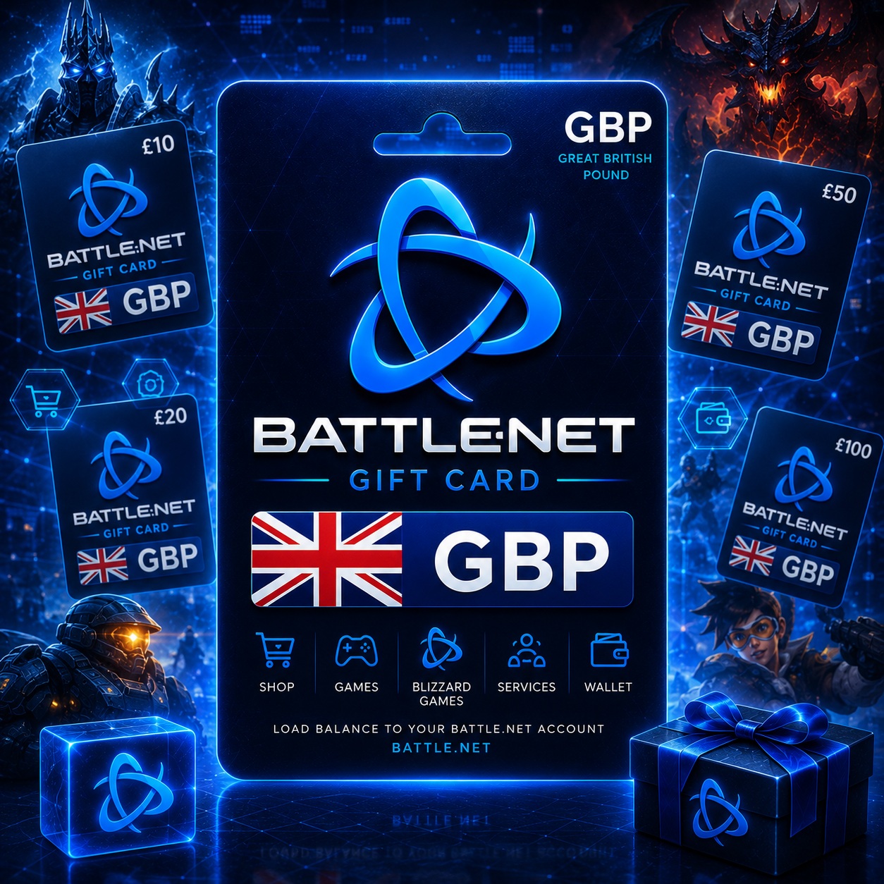 Battlenet Gift Card GBP