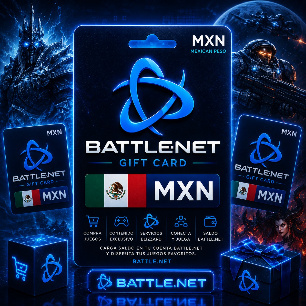 Battlenet Gift Card MXN