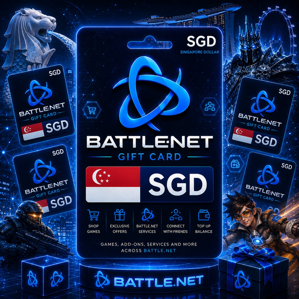 Battlenet Gift Card SGD