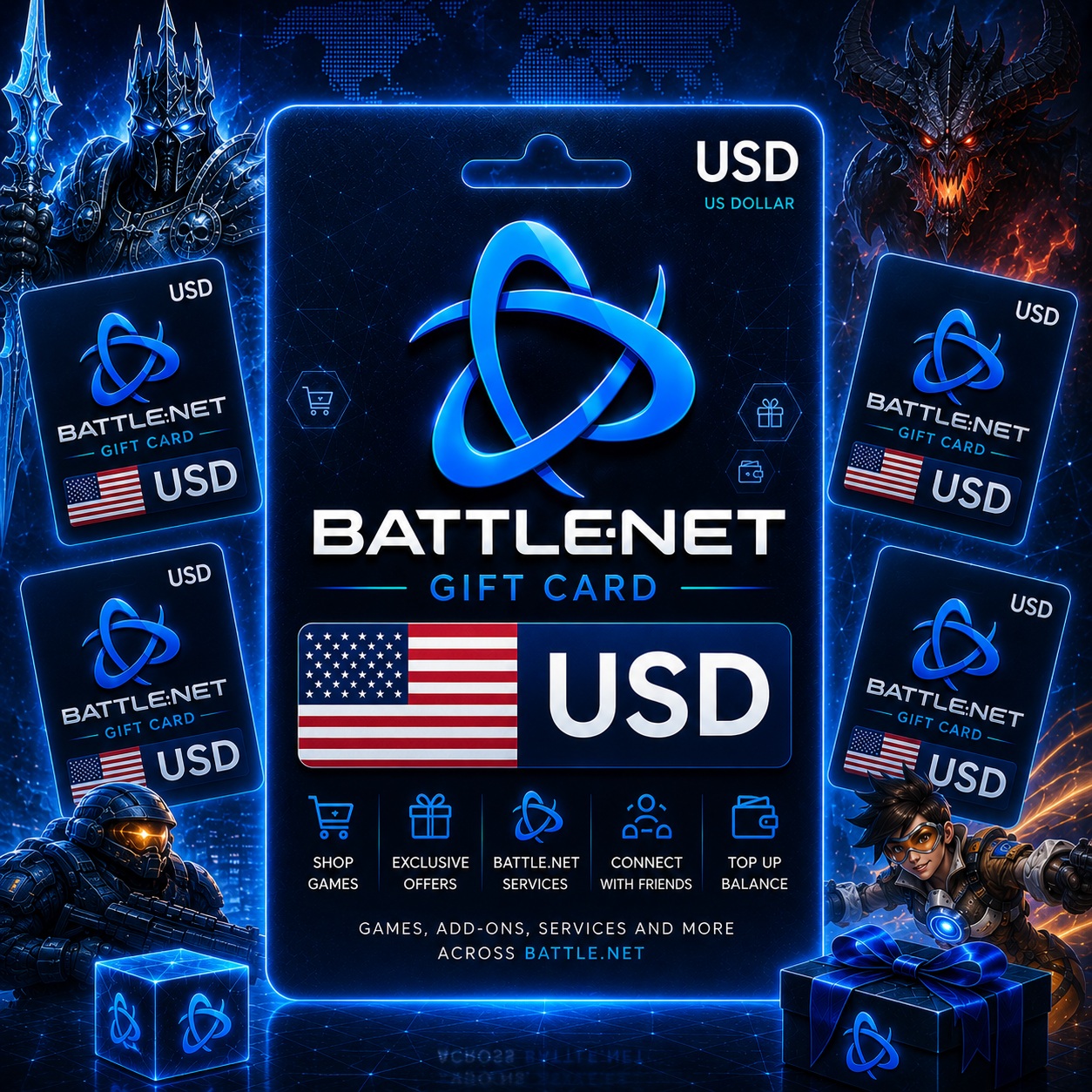 Battlenet Gift Card USD