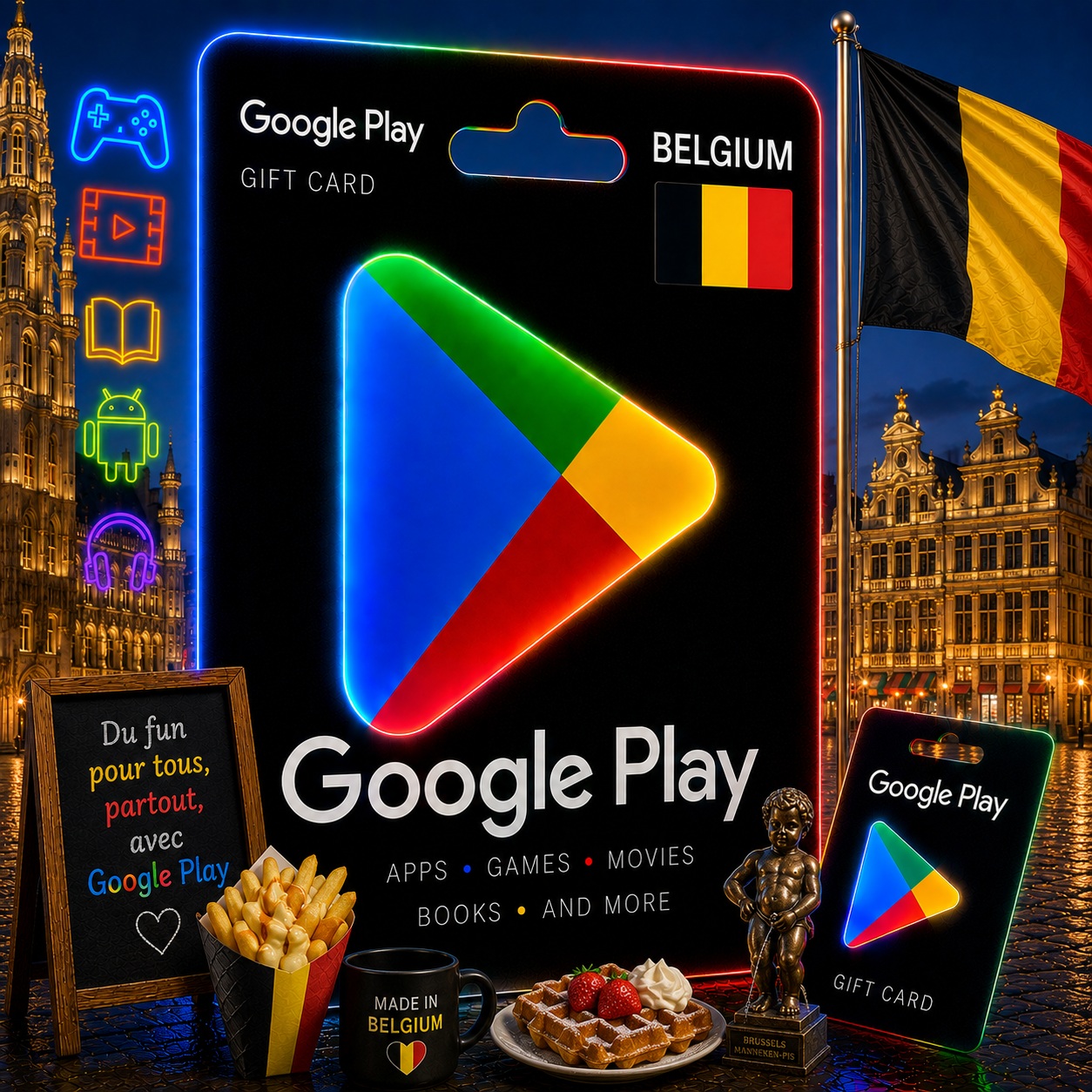 Google Play Belgium